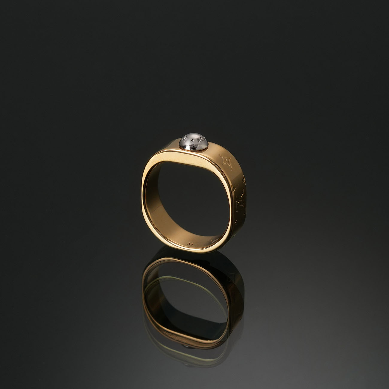 LOUIS VUITTON(USED)루이비통 M00211 나노그램 링 #M